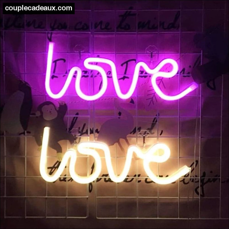 Lampe Led En Néon ’love (amour)’